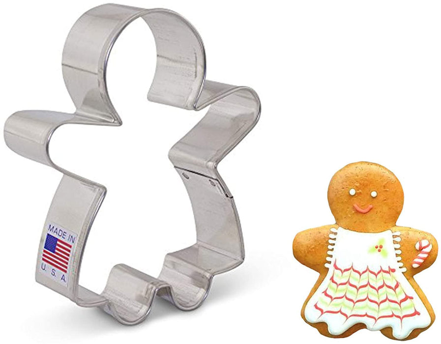 Ann Clark Cookie Cutter Gingerbread Girl Cookie Cutter 3 3/4"