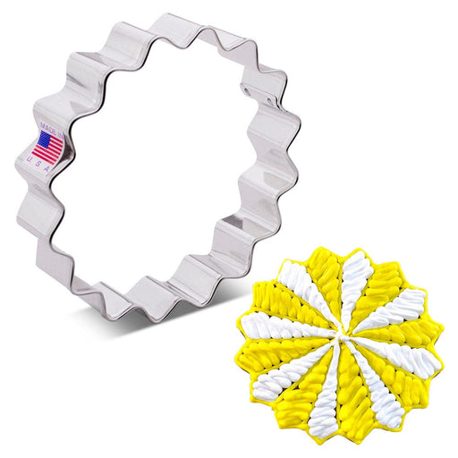 Ann Clark Cookie Cutter Large Fluted Circle 4" Cookie Cutter