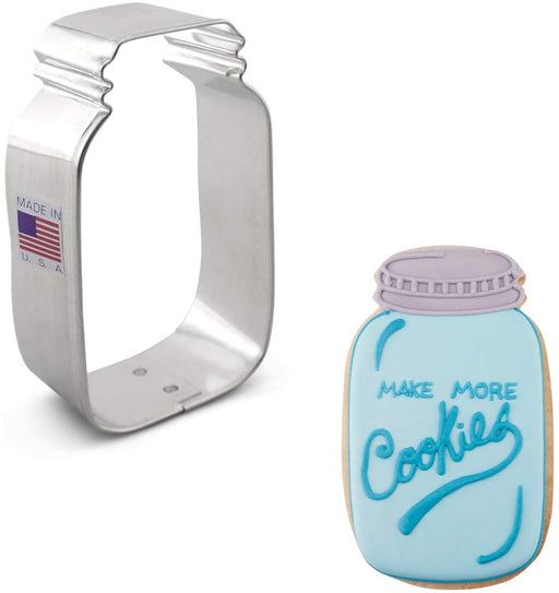 Ann Clark Cookie Cutter Mason Jar small 3.5" Cookie Cutter