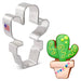 Ann Clark Cookie Cutter Potted Cactus Cookie Cutter 3 7/8"