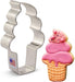Ann Clark Cookie Cutter Soft Serve Ice Cream Cone Cookie Cutter 4" x 2.5"