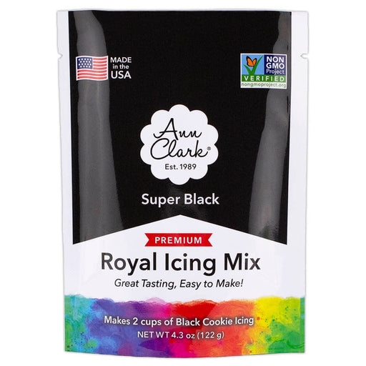 Ann Clark Cookie Icing Ann Clark Vegan Royal Icing Mix Black 4.3 oz