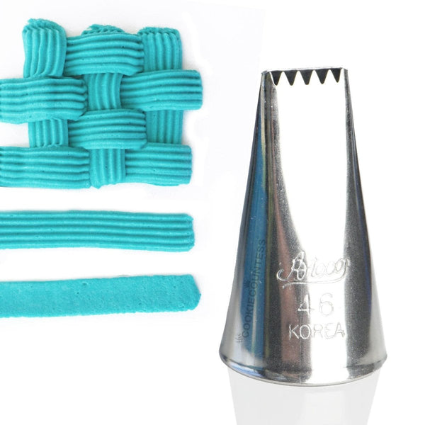 Ateco Basket Weave Tip #46 — The Cookie Countess