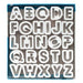 Ateco Cookie Cutter Alphabet Set of 26 Cookie Cutters
