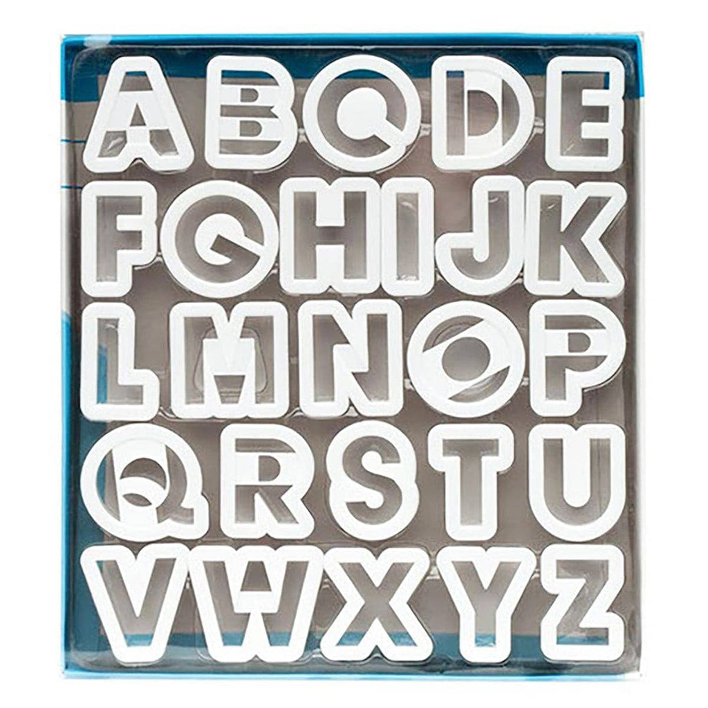 26 Plastic Play Dough Cookie Cutters Lower Case Letters a Z Alphabet MB  9002 26 for sale online