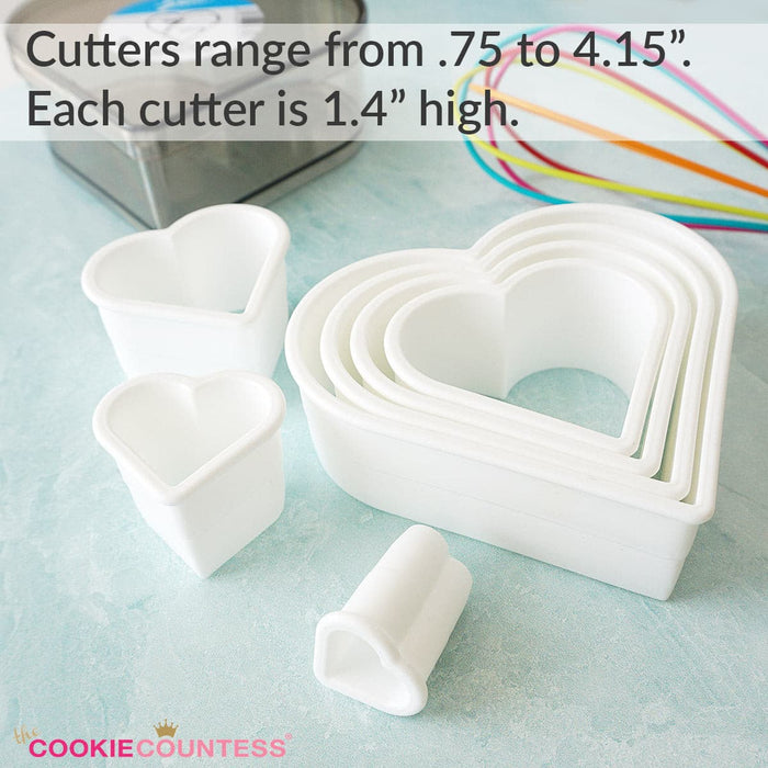 Ateco Cookie Cutter Ateco 7 Piece Cookie Cutter Set - Heart