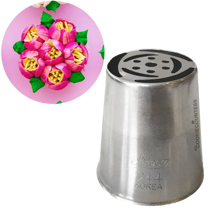 ビンドゥンドゥン コップ Ateco One Step Tulip Flower Tube #244 — The Cookie Countess