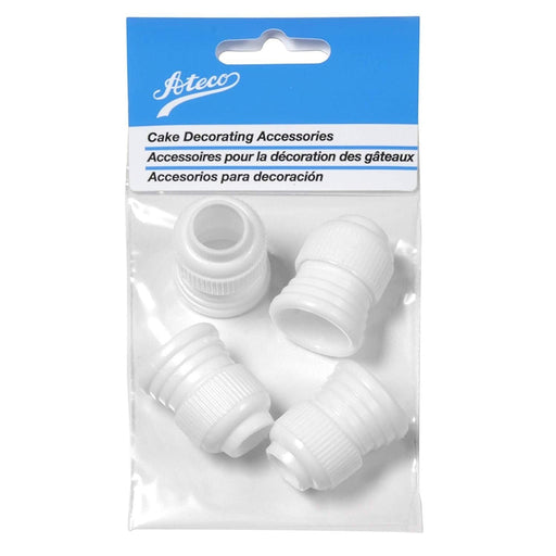 Ateco Piping Tips and Tubes Ateco Standard Size Couplers - Set of 4