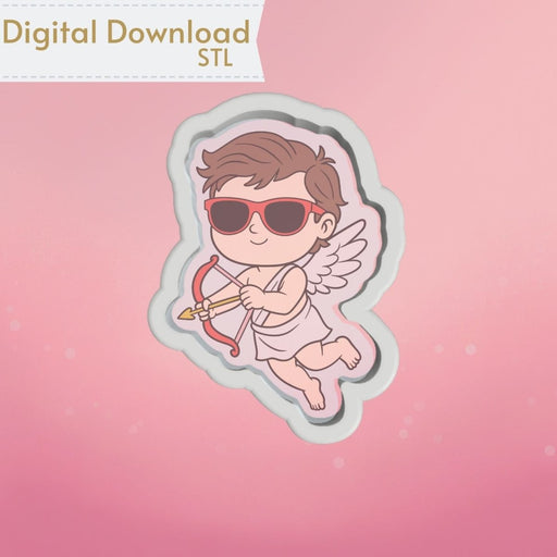 Baby Cupid Cookie Cutter STL - The Cookie Countess