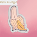 Banana Cookie Cutter STL - The Cookie Countess