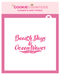 Beach Days, Ocean Waves Stencil - The Cookie Countess