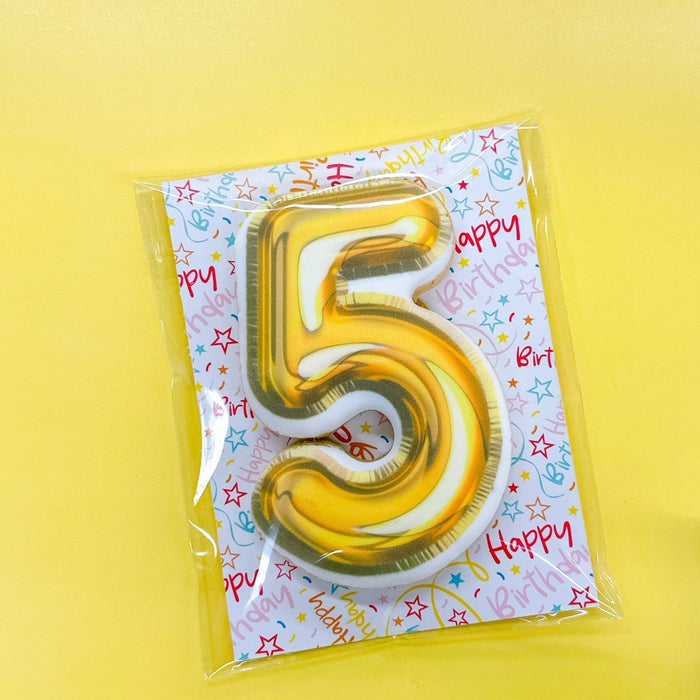 Birthday Party Cookie Backer - Food Safe, Double Sided 3.75