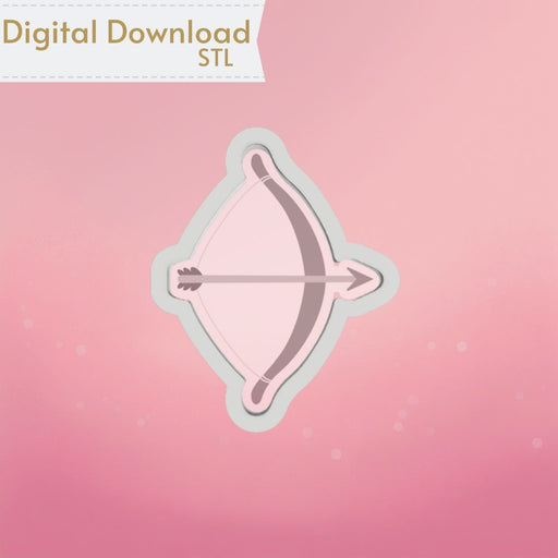 Bow and Arrow Cookie Cutter STL - The Cookie Countess