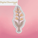 Budding Flowers Cookie Cutter STL - The Cookie Countess