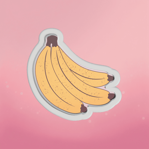 Bunch of Bananas Cookie Cutter - The Cookie Countess
