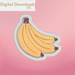 Bunch of Bananas Cookie Cutter STL - The Cookie Countess