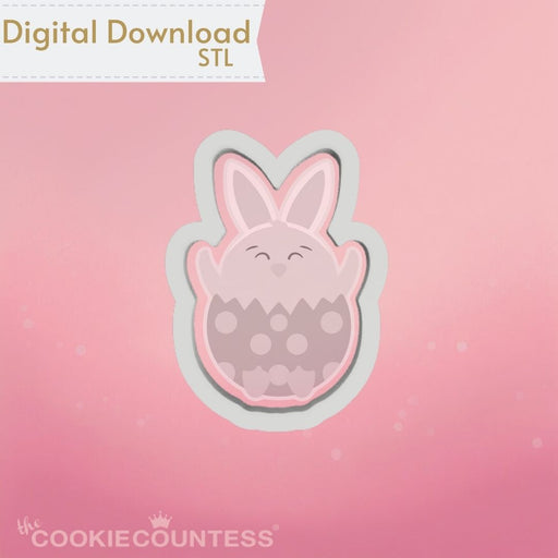 Bunny Chick Cookie Cutter STL - The Cookie Countess