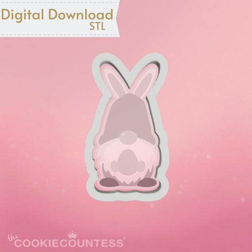 Bunny Gnome Cookie Cutter STL - The Cookie Countess