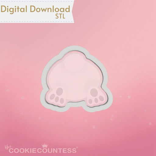Bunny Tail Cookie Cutter STL - The Cookie Countess