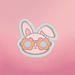 Bunny with Sunglasses Cookie Cutter - The Cookie Countess