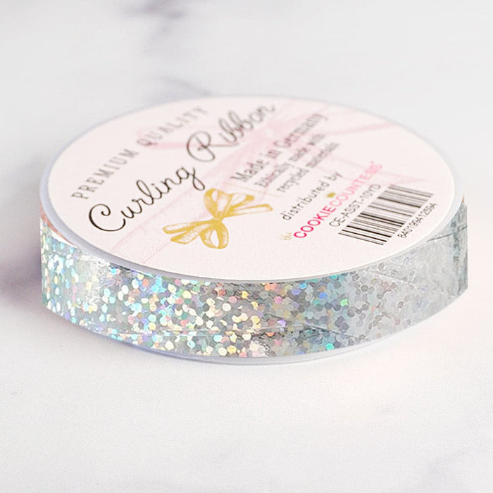 C. E. Pattberg Packaging 10 Yards Curling Ribbon: Holographic Silver