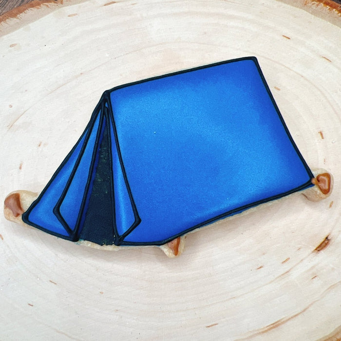 cutting tent Camping Tent Cookie Cutter — The Cookie Countess