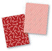 Candy Canes and Stripes Cookie Backer - Food Safe, Double Sided 3.75" x 5" - The Cookie Countess