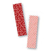 Candy Canes and Stripes Cookie Backer - Food Safe, Food Safe, Double Sided 2" x 7.5" - The Cookie Countess