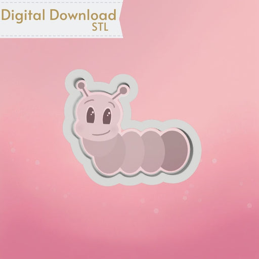 Caterpillar cookie Cutter STL - The Cookie Countess