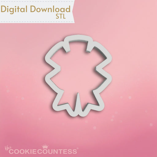 Christmas Bow Cookie Cutter STL - The Cookie Countess