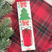 Christmas Greenery and Bows Cookie Backer - Food Safe, Double Sided 2" x 7.5" - The Cookie Countess