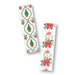 Christmas Greenery and Bows Cookie Backer - Food Safe, Double Sided 2" x 7.5" - The Cookie Countess