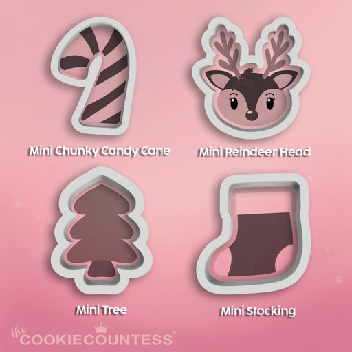 Christmas Mini Cutters Set STL - The Cookie Countess