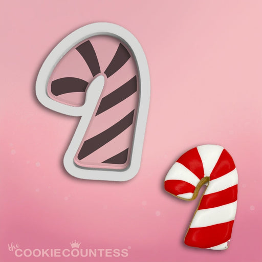 Chunky Candy Cane Cookie Cutter STL - The Cookie Countess