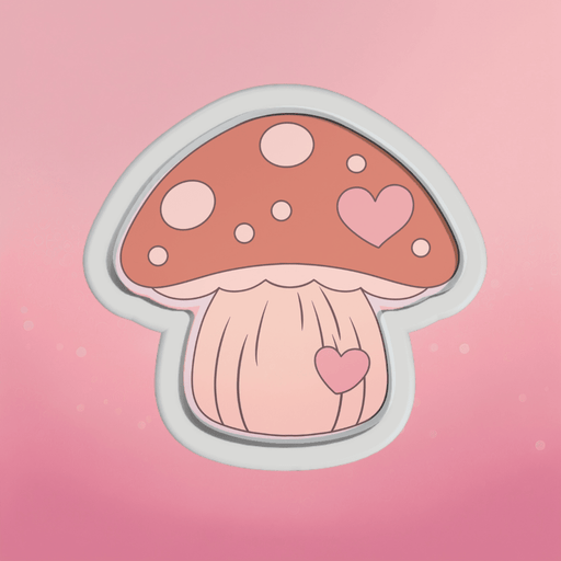 Chunky Mushroom Cookie Cutter - The Cookie Countess