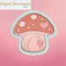 Chunky Mushroom Cookie Cutter STL - The Cookie Countess