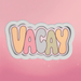 Chunky Vacay Plaque Cookie Cutter - The Cookie Countess