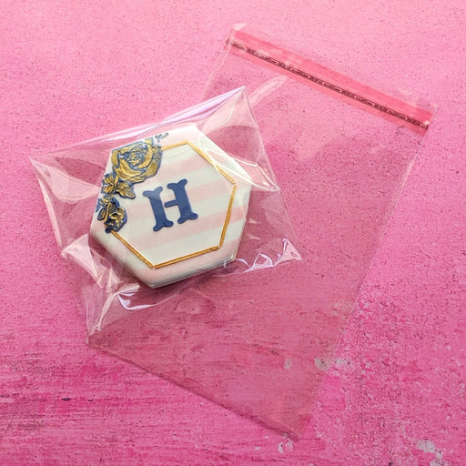 Clear Lip & Tape Bags 5 1/8 x 6 3/4" - pack of 100 - The Cookie Countess