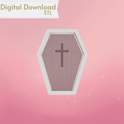 Coffin Cookie Cutter STL - The Cookie Countess