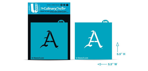 College Stencil - Arkansas A - The Cookie Countess