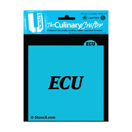 College Stencil - East Carolina University ECU - The Cookie Countess