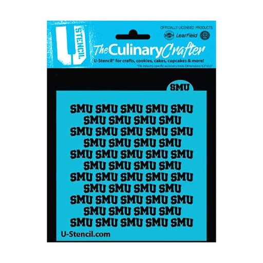 College Stencil - Southern Methodist University - SMU Repeat - The Cookie Countess