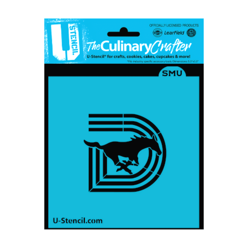 College Stencil - Southern Methodist University SMU Texas - The Cookie Countess