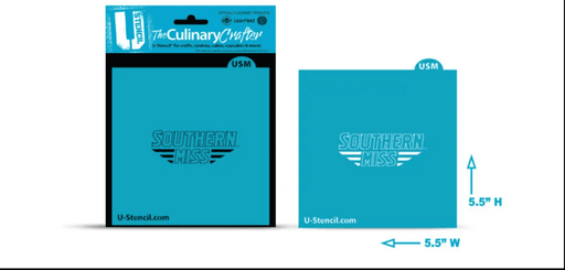College Stencil - Southern Miss University of Southern Mississippi - The Cookie Countess
