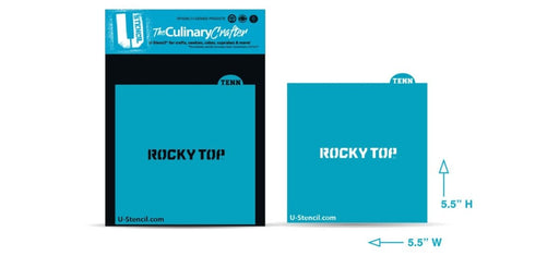 College Stencil - Tennessee Rocky Top - The Cookie Countess