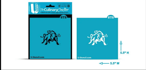 College Stencil - Utah State Bull - The Cookie Countess