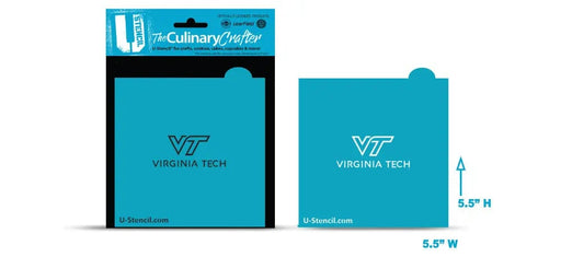 College Stencil Virginia Tech VT - The Cookie Countess