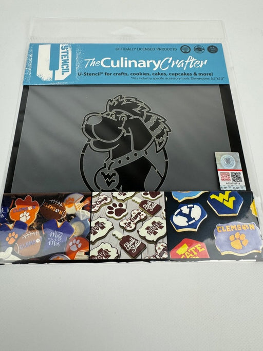 College Stencil- West Virginia Musket - The Cookie Countess