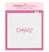 Congrats 3 Stencil - The Cookie Countess