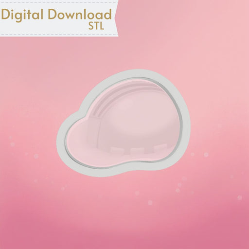 Construction Helmet Cookie Cutter STL - The Cookie Countess